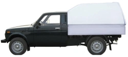 Vehicle VIS LADA 4x4 pick-up truck, type 2346, modification 234600 (flatbed platform with rigid superstructure)