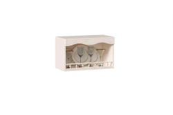 Country LD 245190.000 cupboard overlay above the extractor hood (Provence Oak)
