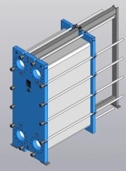 Collapsible plate heat exchanger PS201