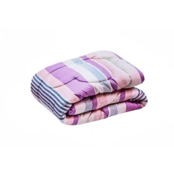 Quilted blankets with natural fibre fillings (cotton wool, wool), with synthetic and mixed fillings.