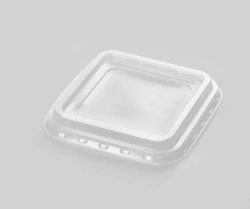 Polymeric closures for food products: lids