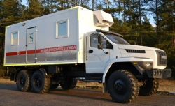 Medical complex on the chassis of vehicles type 6YN31, modification 6Y121Z on the base of Ural chassis type 4320- modification 4