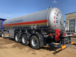 Semitrailer PRIZMA type 78384, Modification 7838431. Version - for transporting liquefied hydrocarbon gases.