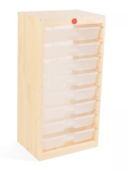 Play shelving unit 930x460 with containers / Igroteca storage system