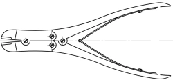 Spoke cutters, lever-operated, article 375.035