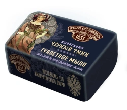 Solid Toilet Soap "Krestovnikov Brothers' Factory Black Caraway"