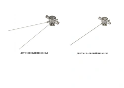 Fire thermal maximal and maximal-differential non-addressable explosion-proof two-zone detectors IP102-1B1x2 and dv