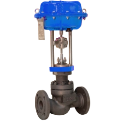 ELTG1 model control valves: DN 20-200, PN 1,6-25,0 MPa or pressure classes according to ANSI 150-2500.