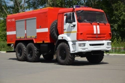 Fire pumping station PNS-150, type 58815K43118, modification PNS-150, on chassis KAMAZ-5350-D5