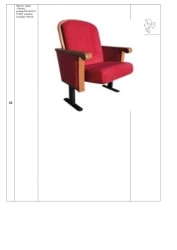 Armchair, brand "Titan", size:550×630/740×980, cushion thickness 140 mm