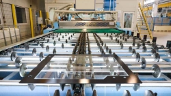 Safety toughened glass with silk-screen printing SG Col for glazing of building constructions, household appliances furniture