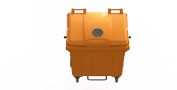 Mobile waste bin 1100l Art.22.C19.V/1 (20.800.30.PE; 21.050.30.PE.V/1)