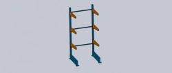 Cantilever shelving unit