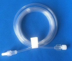Single-use medical extension 3,0x1500 mm, version 2 (with luer-lock male and luer-lo tip), version 2 (with luer-lock male and lu
