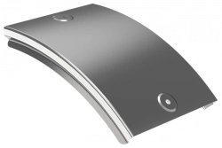 CPV41D-0-45-100-08 Smooth turn cover. 45° type B20 ESCA 100mm IEK
