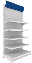 Wall shelving unit 2 250 x 1000 x 500