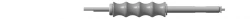 Screwdriver for polyaxial screws