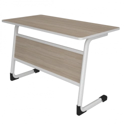 Pupil's table FrPU1.2.4 (two-seater, height)
