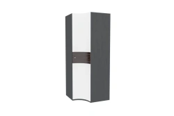 Sonata LD 628.050.000 corner wardrobe (Grey/Chocolate/Wenge Tsavo )
