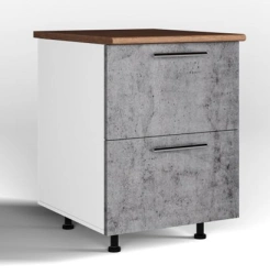 Kitchen cabinet bottom 2 identical drawers