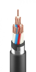 Control cable (flexible) with polyvinylchloride insulation and sheath, grade: KGVEVzng(A)