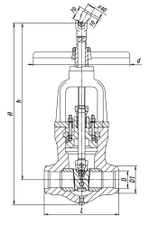 Gate valve 1156-150-M