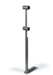 Two-level ballet (choreographic) barre stand (Silver "Diamond") Model No.1