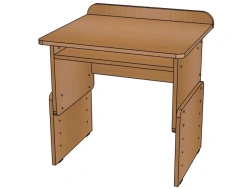 Children's 1-seater desk with shelf/ SD14