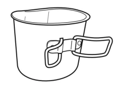 Aluminium field mug