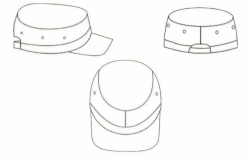 Cap (cap) for protection against mechanical effects (abrasion) and general industrial pollution, model "CSHF"