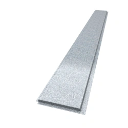 Linear metal panel "Yar'panel" -XL - wide (250 x 2 470 mm) -Zinc -0,7 mm
