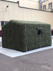 Tents of other textile materials (air-frame tents)
