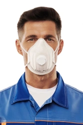 Personal respiratory protection equipment with filtering half-mask: respirator RK 9011 FFP1 R D for protection against aerosols