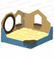 Children's play equipment - sandpit Romana 115-01.53.00