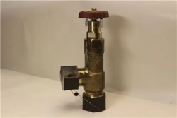 Angle shut-off valve ITSHL.491271.003 for ship hydraulics systems pipework DU15 RU160 OM5 bronze 1KG
