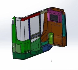 5299-351-7800000 Driver's bulkhead assembly