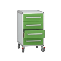 Rolling medical cabinet according to TU 32.50.30-008-69573749-2021, article number DM-1-107-04.K2.?1
