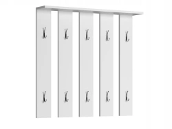 Wall rack with hooks