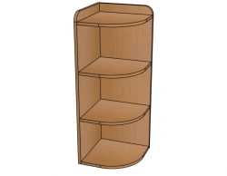 Shelving unit No.3 from set ''Modular Corner'' H=900/ CJ25