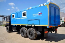 Mobile workshop, Mobile laboratory, Cargo-carrying vehicle, UZST brand, type UZST02, modification 5860-48 on sha