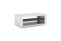 Bella LD.653150.000 Coffee table (White gloss with tinted glass, ESTA)
