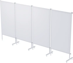 SHM-"MSC"(MSC-4303-01) Medical screen without wheels, four-sectional