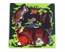 Forest Animals Puzzle Frame