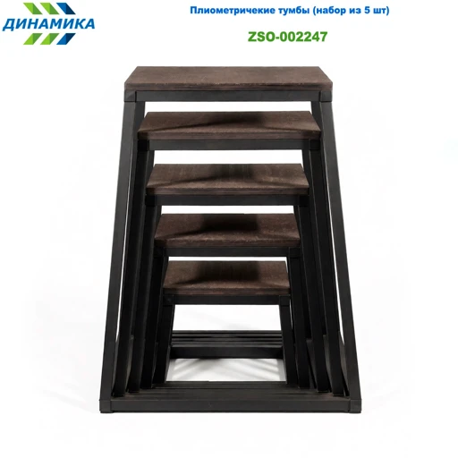 Durable Plyometric Jump Boxes Set of 5