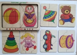 Cut-out pictures "Toys"