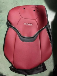 6902300XST33AQT Passenger seat backrest cover SAB (red)