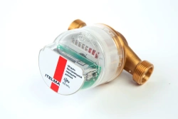 Mechanical tachometer hot water meter ITELMA WFW 25.D110 L with LoRaWAN radio module