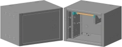 Reinforced wall-mounted distribution cabinet SHRNu-7U-450