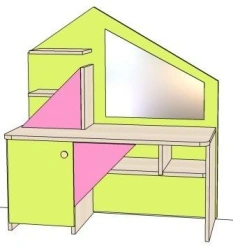 Set of game furniture "Barber Shop". Model IGP