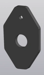 M03-C5-20-031054 - A - Lower rotor pole clamping plate